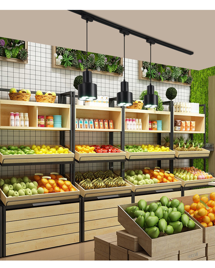 LED Movable Fresh Light 35W E27 Fruit Light Cooked Food Braised Meat Cold Seafood Meat Vegetable Supermarket Special Track Light