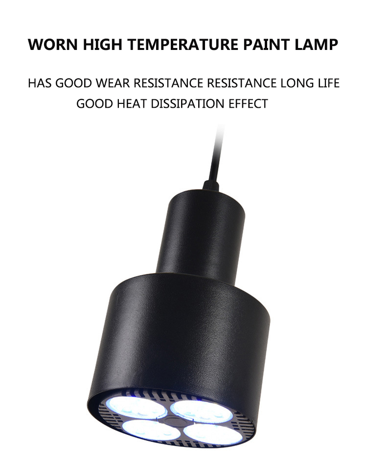 LED Movable Fresh Light 35W E27 Fruit Light Cooked Food Braised Meat Cold Seafood Meat Vegetable Supermarket Special Track Light