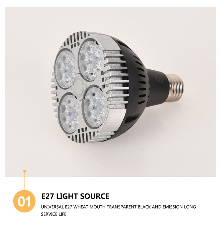 LED Movable Fresh Light 35W E27 Fruit Light Cooked Food Braised Meat Cold Seafood Meat Vegetable Supermarket Special Track Light