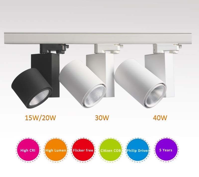 20W 30W 40W White Light LED Spot Light LED Fresh Meat Lamp LED Food Track Lighting for Meat Vegetable Seafood Bakery