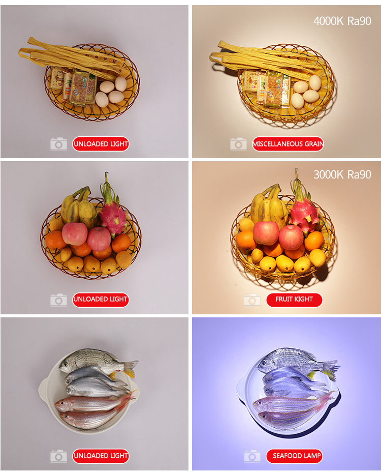 Aquatic Fresh Foods Chandelier Lamp with 25W Special LED Light 85-265V for Supermarket Use Fresh Pork Fruit Vegetable Lighting
