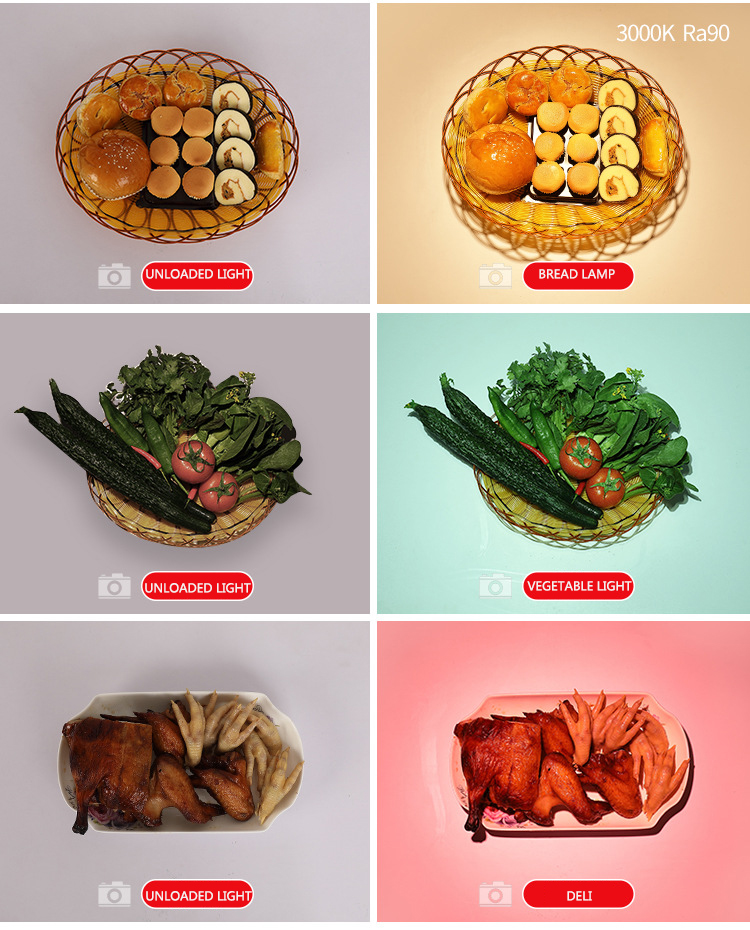 Aquatic Fresh Foods Chandelier Lamp with 25W Special LED Light 85-265V for Supermarket Use Fresh Pork Fruit Vegetable Lighting