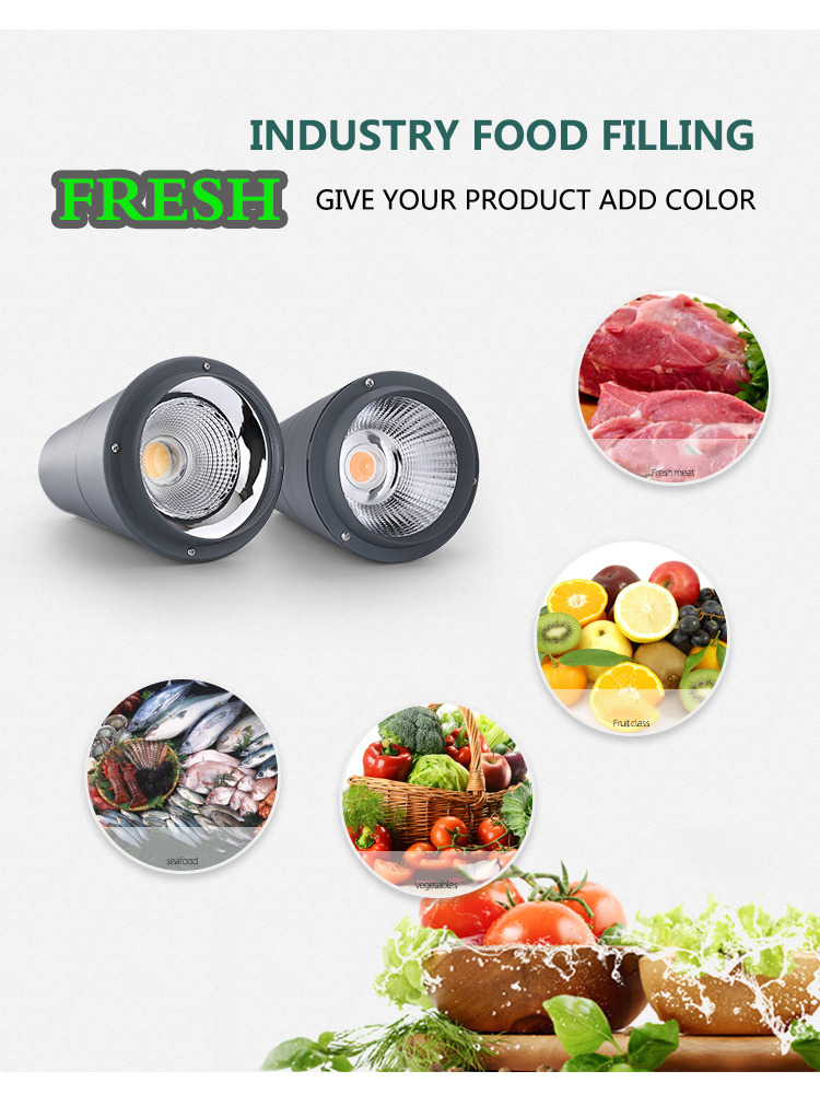 Aquatic Fresh Foods Chandelier Lamp with 25W Special LED Light 85-265V for Supermarket Use Fresh Pork Fruit Vegetable Lighting