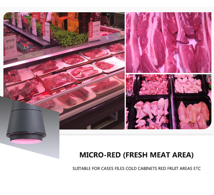 Aquatic Fresh Foods Chandelier Lamp with 25W Special LED Light 85-265V for Supermarket Use Fresh Pork Fruit Vegetable Lighting