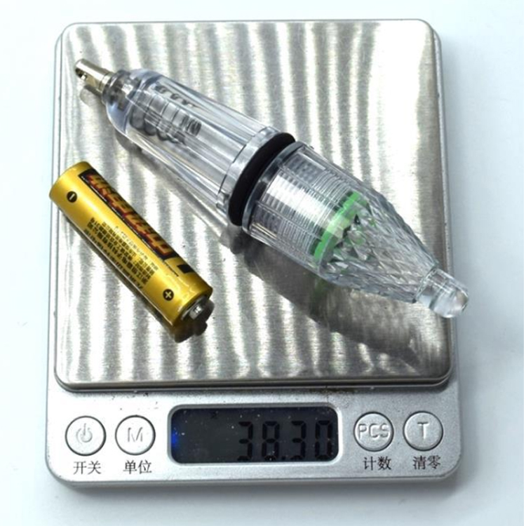 14Cm Green Battery Aa Blue Strobe Sea Water Lighting Bl<i></i>inking Chemical Squid Lamp Led Deep Drop Fishing Light for Underwater