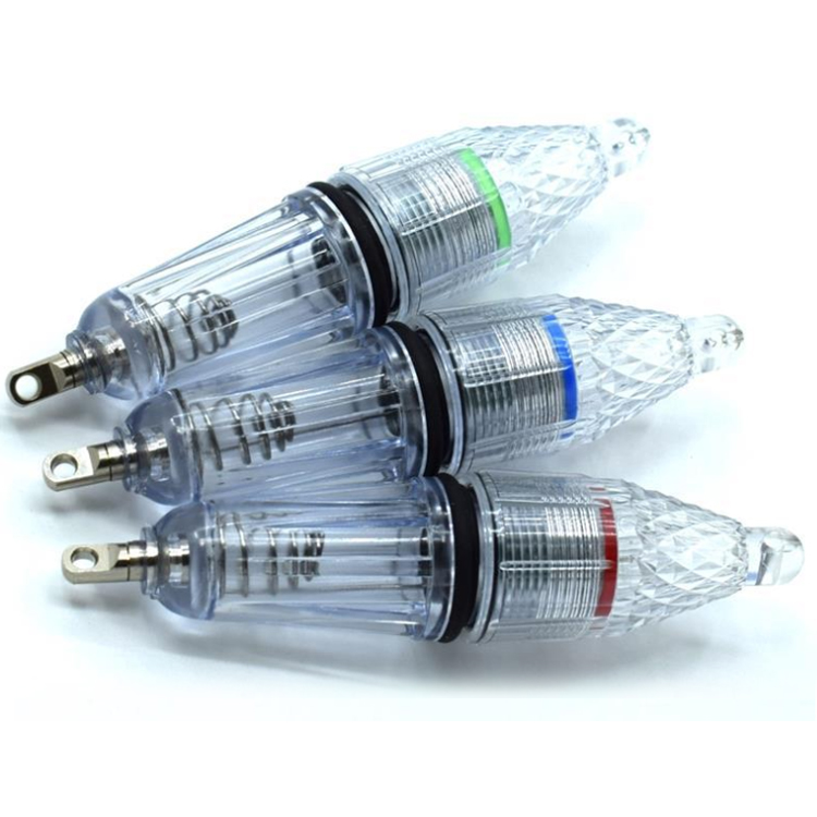 14Cm Green Battery Aa Blue Strobe Sea Water Lighting Bl<i></i>inking Chemical Squid Lamp Led Deep Drop Fishing Light for Underwater
