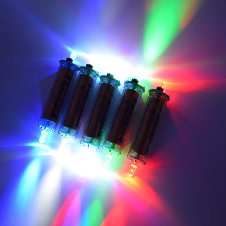 14Cm Green Battery Aa Blue Strobe Sea Water Lighting Bl<i></i>inking Chemical Squid Lamp Led Deep Drop Fishing Light for Underwater