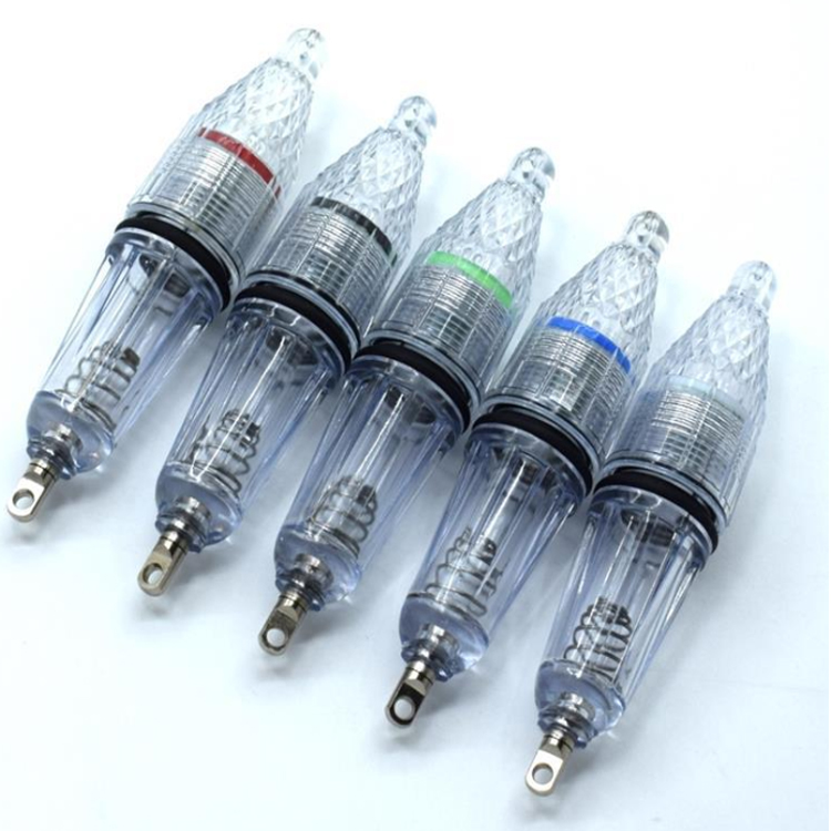 14Cm Green Battery Aa Blue Strobe Sea Water Lighting Bl<i></i>inking Chemical Squid Lamp Led Deep Drop Fishing Light for Underwater