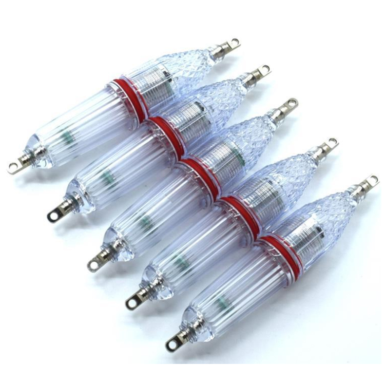 14Cm Green Battery Aa Blue Strobe Sea Water Lighting Bl<i></i>inking Chemical Squid Lamp Led Deep Drop Fishing Light for Underwater