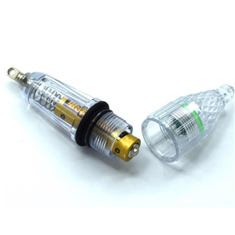 14Cm Green Battery Aa Blue Strobe Sea Water Lighting Bl<i></i>inking Chemical Squid Lamp Led Deep Drop Fishing Light for Underwater
