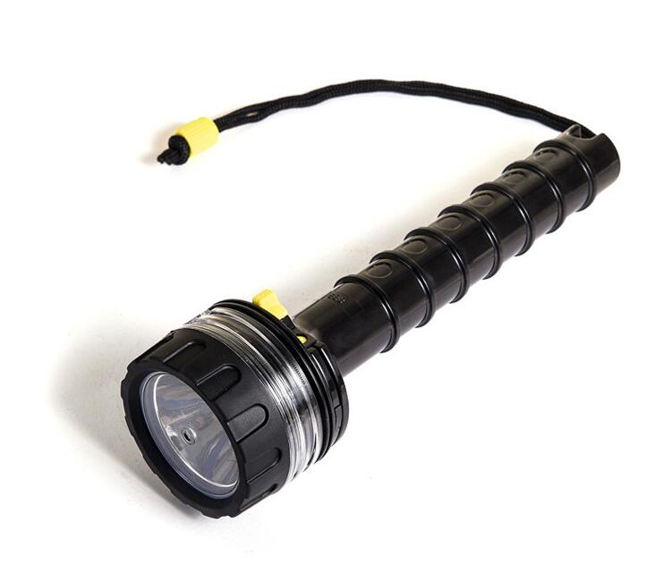 50M Professio<i></i>nal Underwater Diving Flashlights Outdoor Submarine Waterproof Led Flashlight Torch