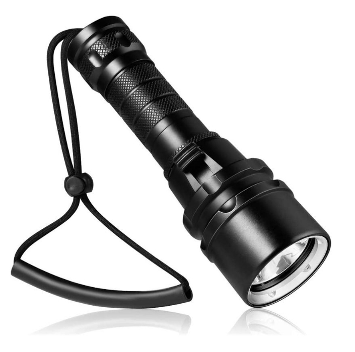 IP68 Scuba Waterproof Wide Angle Flashlight Diving Torch Dive Light DVL1100