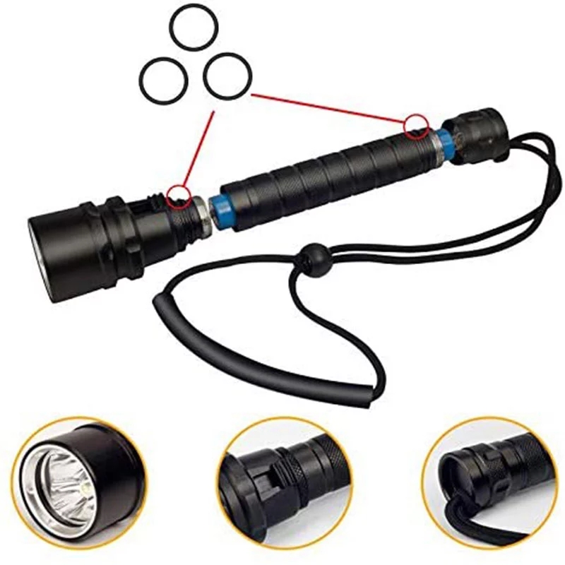 5LED 3000lm 80 Meters Underwater LED Diving Flashlight, DVL1900picture3