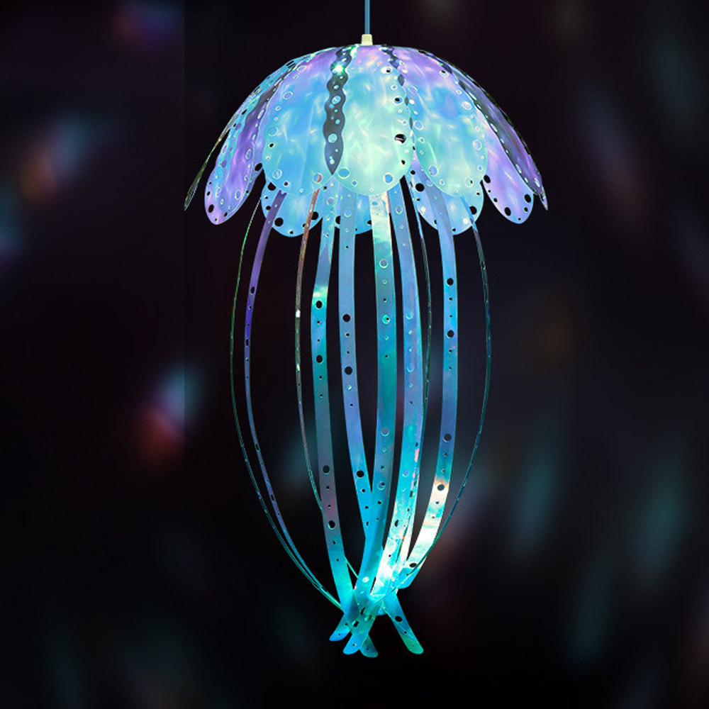 LED Jellyfish Light Colorful Fiber Optic Garden Decoration FBL1000picture5