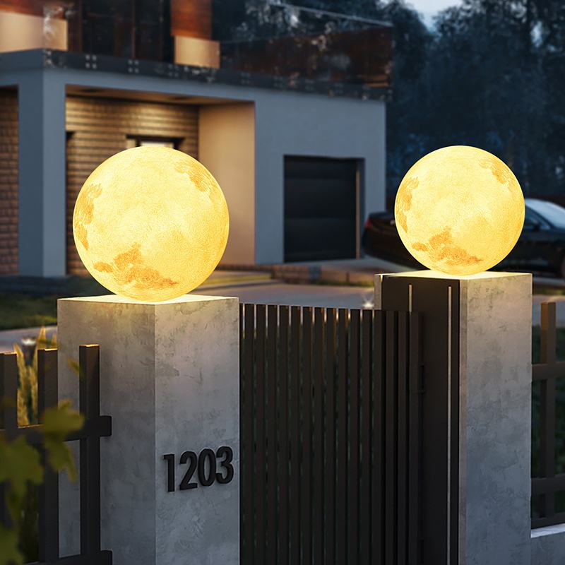 Remote RGB Color Changing Giant Moon Lawn Lights BLL1770picture3