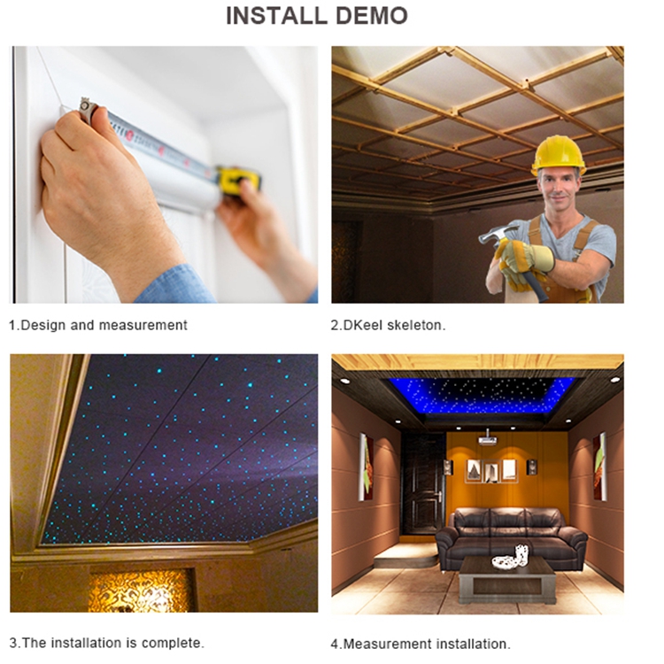 Accept Customization Fibra Optica Lighting Tiles Star Ceiling for Home  Living Decoration Star Lights Fiber Optic Star Ceiling