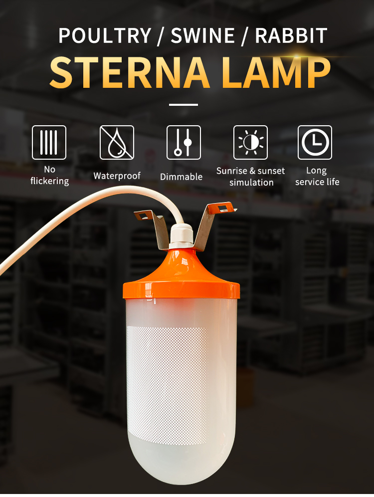 Dimmable Poultry Lamp for Chicken Growing Pig Animal Growing Led Poultry Light