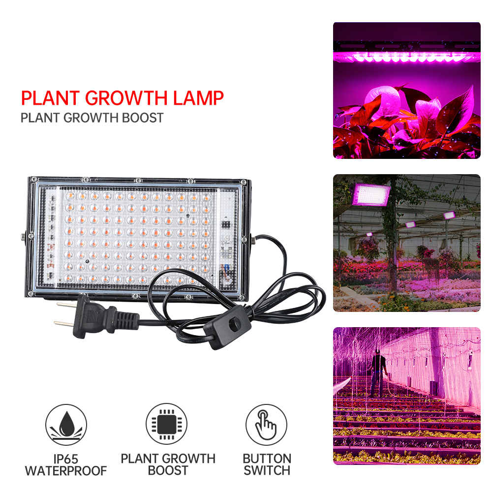 AC220V Waterproof 100W LED Commercial Growth Lamp GRW170