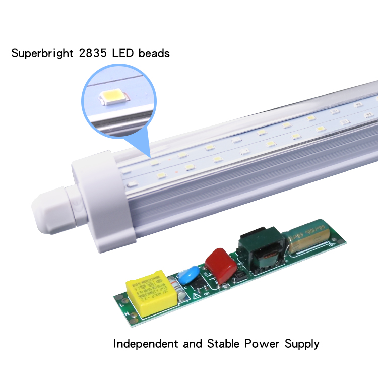 Full Spectrum 2FT 4FT T8 T5  LED Grow Light Strips Seedings Hydropo<i></i>nics Bloom  9W 18W Led Grow Tube Light