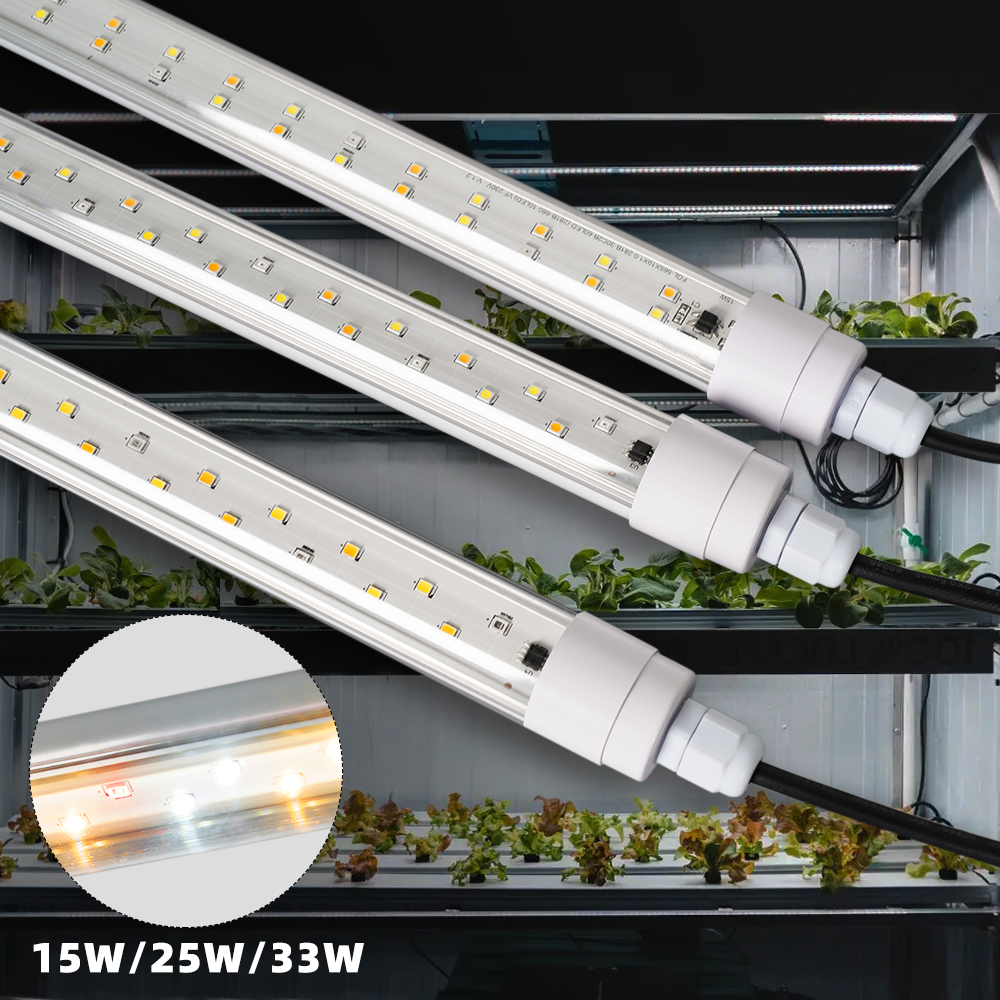 15W 25W 33W/40W 4Ft 5Ft 8Ft T8 Integrated LED Tube Grow Light GRW290picture5