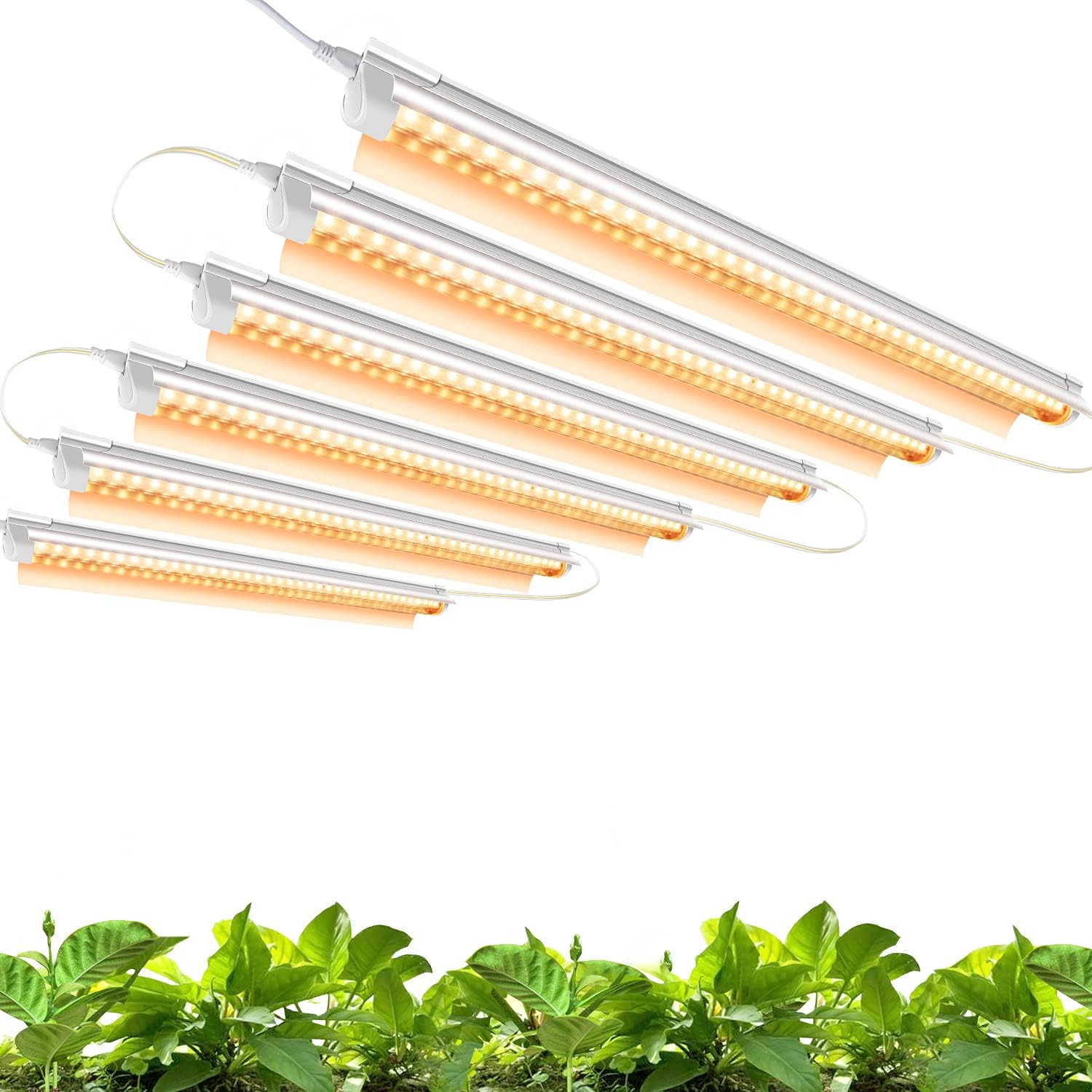 T8 LED Grow Light 2FT Full Spectrum Greenhouse Grow Lamp GRW370