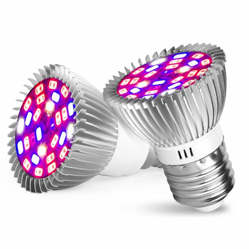 220V LED Full Spectrum Grow Light Bulb E27 Phytolamp for Plants GRW450