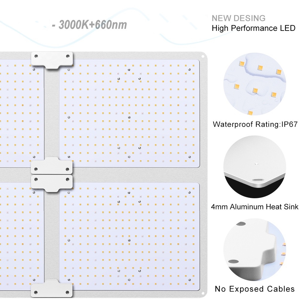 High PPFD 100W 120W 240W 480W 720W Full Spectrum PF0.95 LED Grow Light GRW590picture5