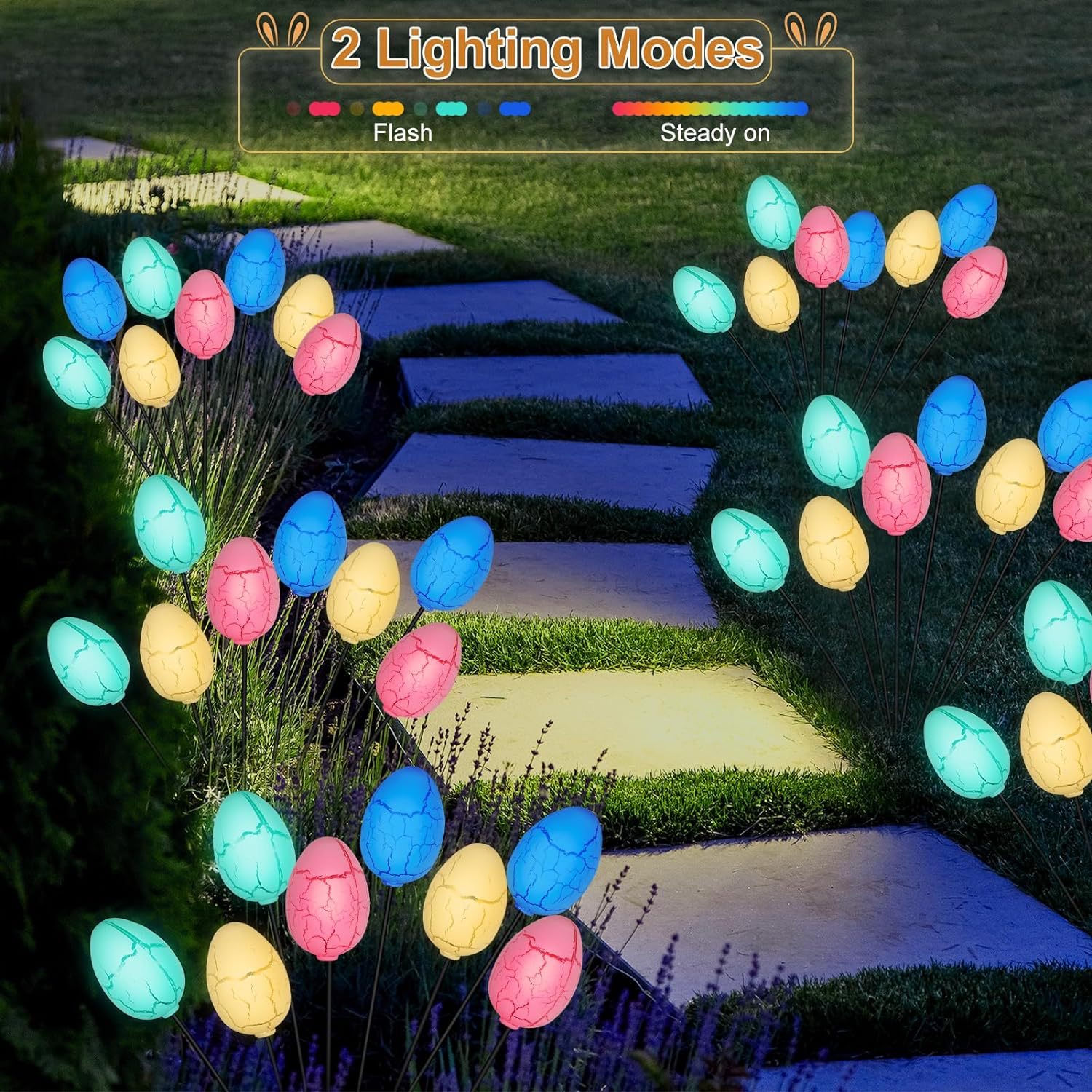Outdoor Waterproof 6/8/10 LED Easter Egg Lights EAL500picture2
