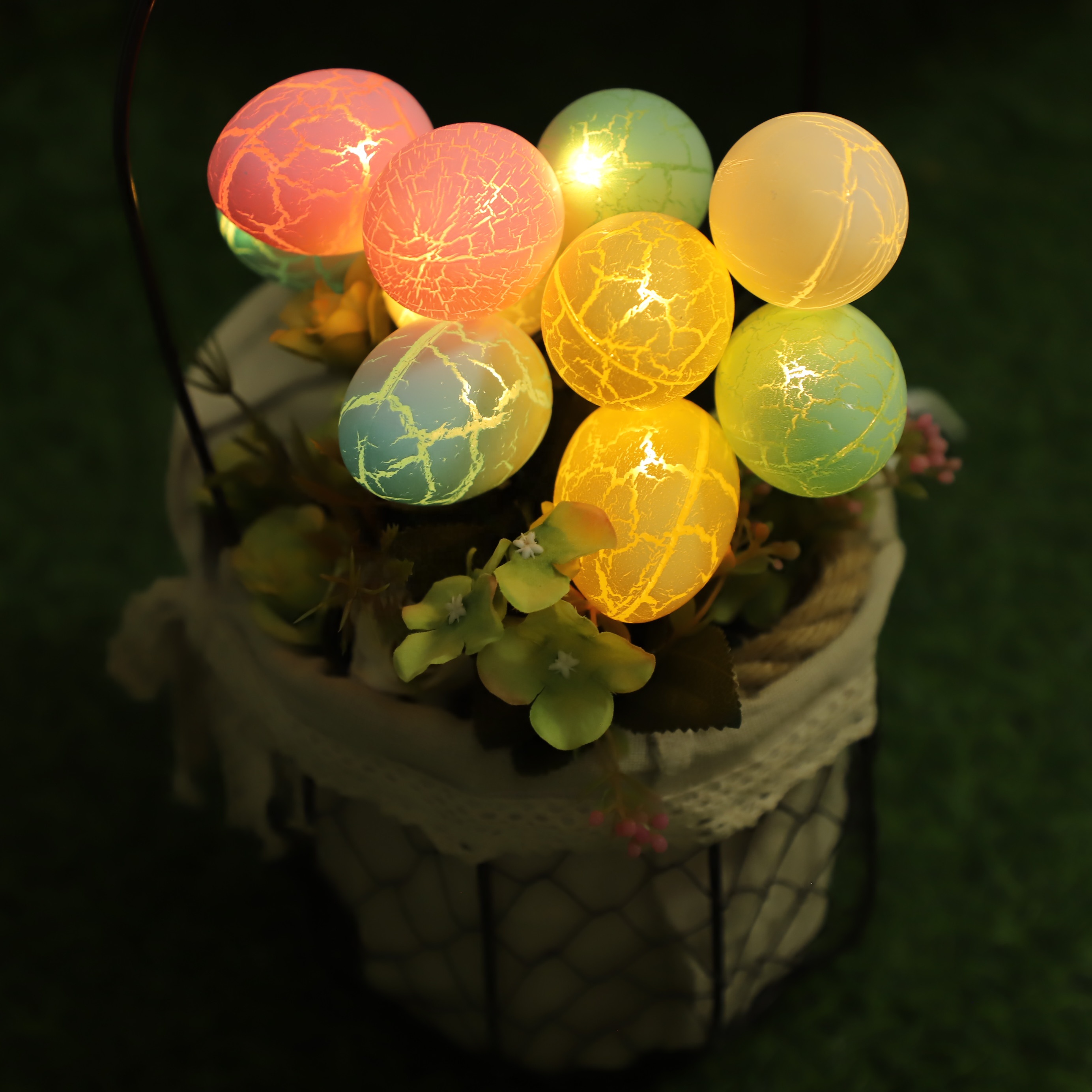 Outdoor Waterproof 6/8/10 LED Easter Egg Lights EAL500picture3