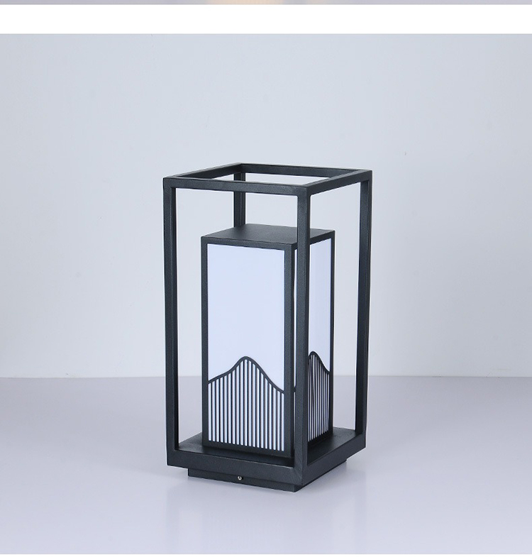 Outdoor Waterproof LED Lawn Lamp Solar Powered Rechargeable Camping Tent Lanterns IP65 Aluminum Garden Decorative Landscape