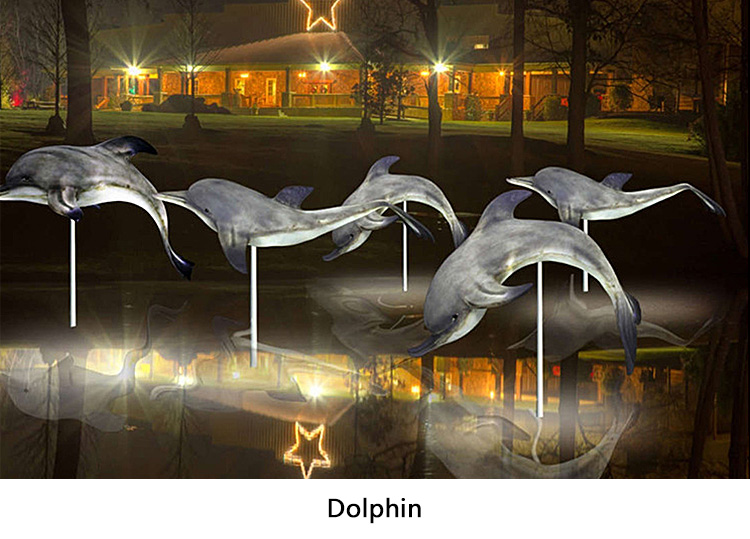 3D Fiberglass Fawn Deer  Sculpture Lamp Animal Led Motif Decorations Lights High Quality Easter Holiday Decoration Outdoor