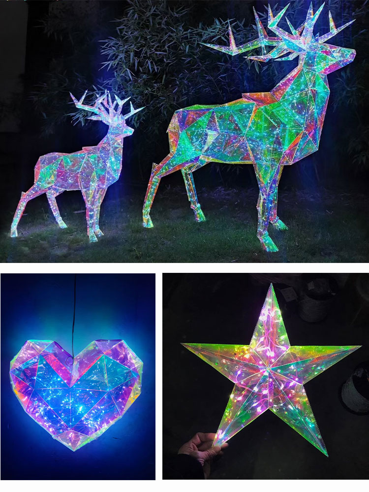 Uplumin Outdoor Lighting Decoration Christmas Festival Led 3D Led Motif Light