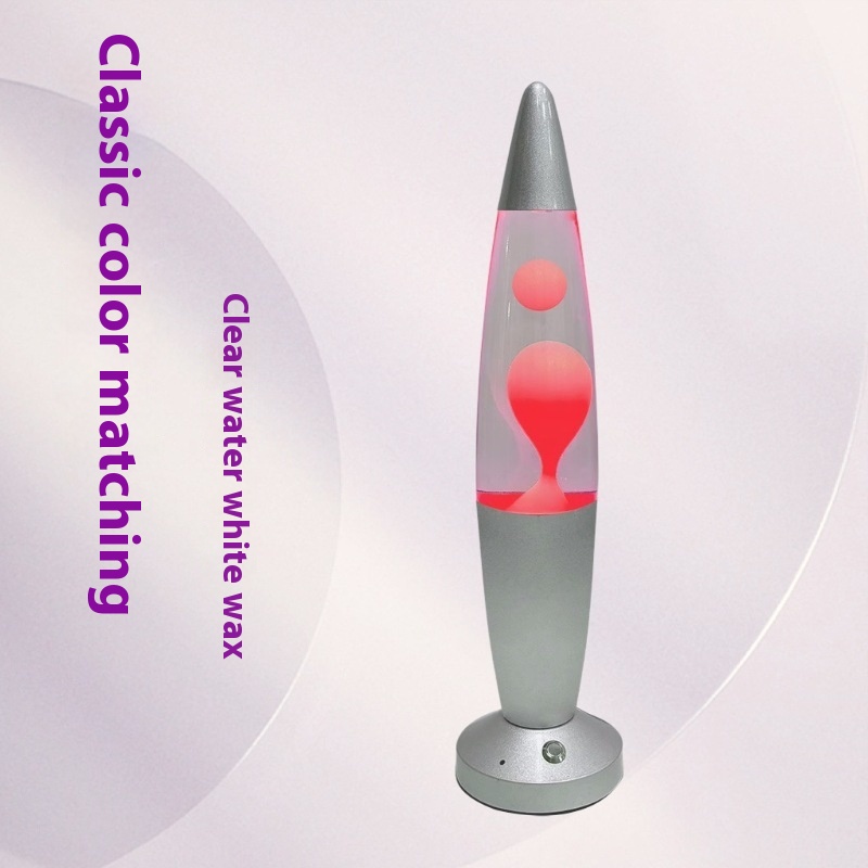 Cross-Border LED Decorative Gradient Lava Wax Lamp Creative Floating Table Night Lamp Shape for Bedroom Atmosphere Enhancement
