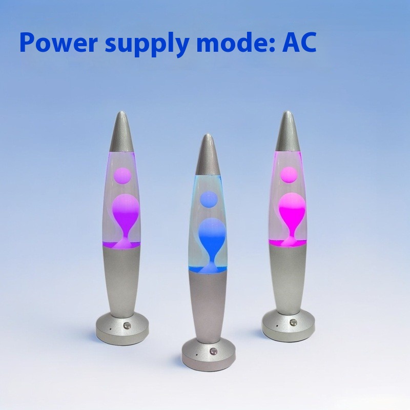 Cross-Border LED Decorative Gradient Lava Wax Lamp Creative Floating Table Night Lamp Shape for Bedroom Atmosphere Enhancement
