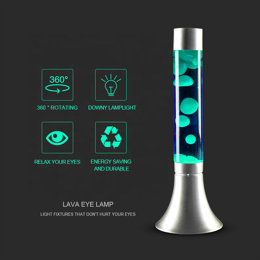 Modern Interior Design Glass Bottle rainbow Rocket Tall lava Lamp LAV800picture5