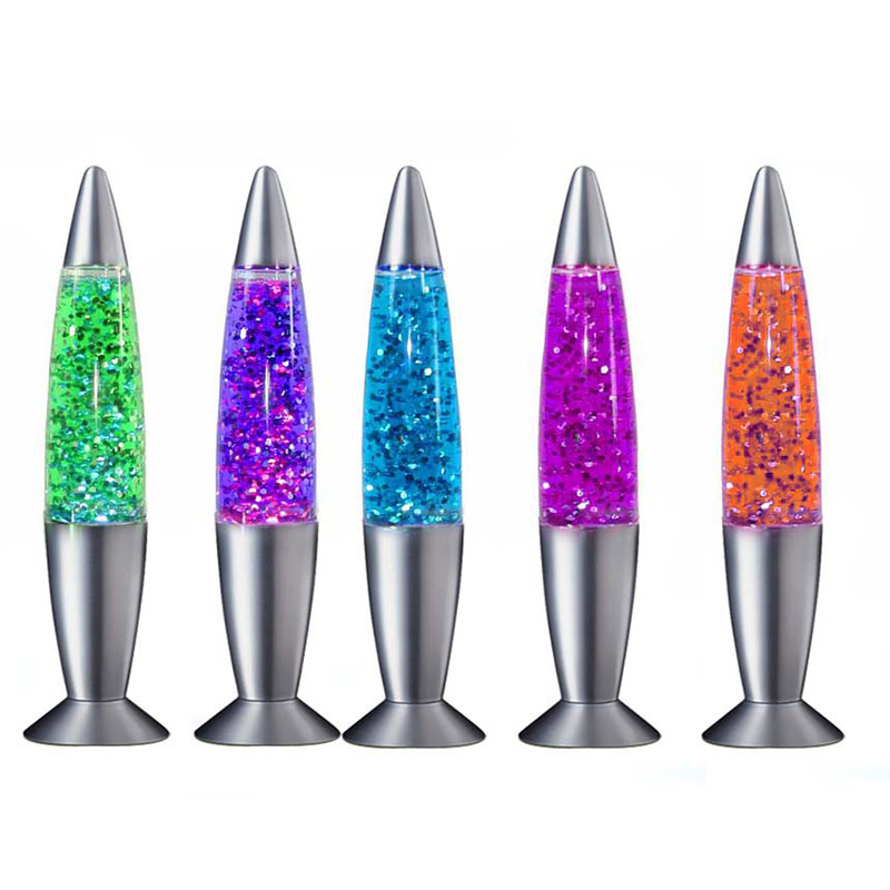 Modern Indoor Glass Bottle rainbow Night Tall Large Rocket LED Lava Lamp LAV1200picture2