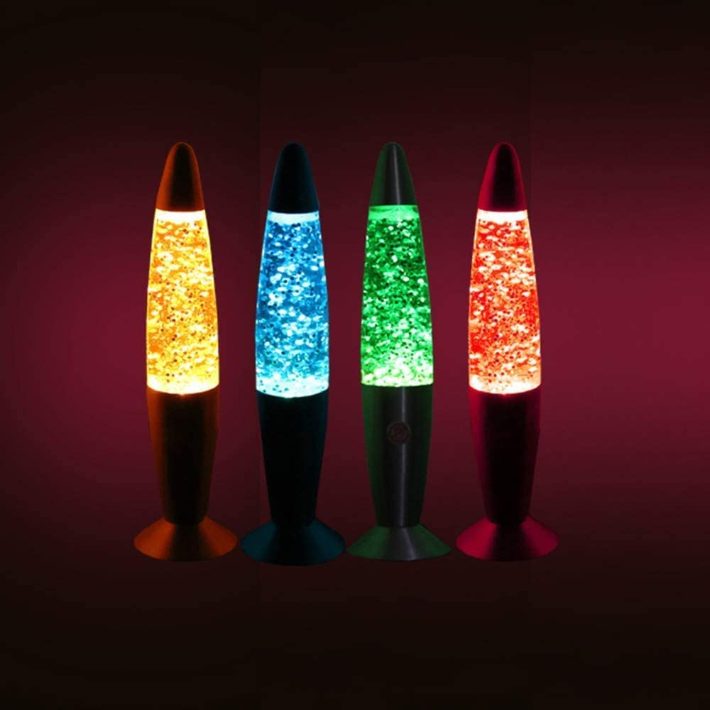 Modern Indoor Glass Bottle rainbow Night Tall Large Rocket LED Lava Lamp LAV1200picture5