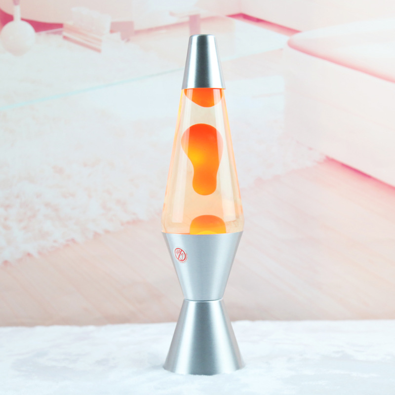 Glass Wax 30W Bottle Aluminum Base Clear Liquid Mini Rocket LED Lava Lamp LAV1300picture5