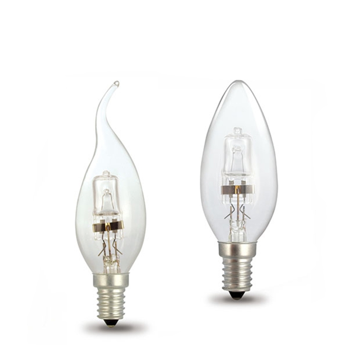 18W 28W 42W 110V 220V Dimmable C35 CAL35 Halogen Bulb Candle HAL1100