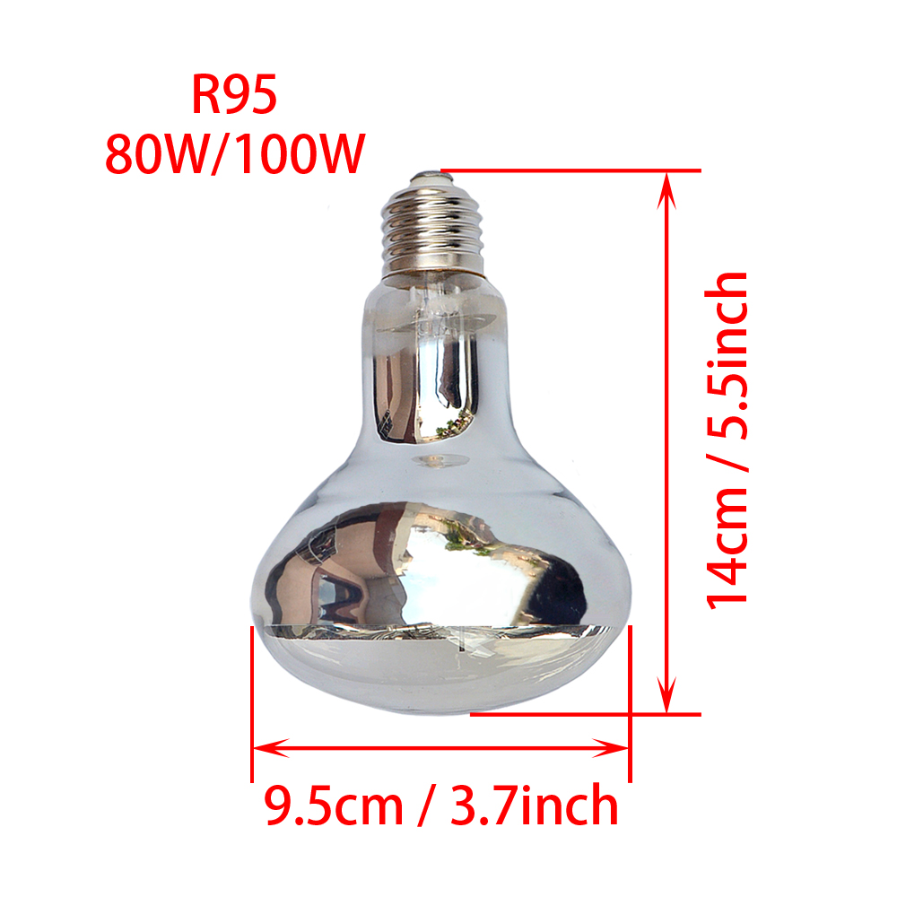 80W 100W 125W 160W Reptile Mercury Vapour Lamps MER200picture2