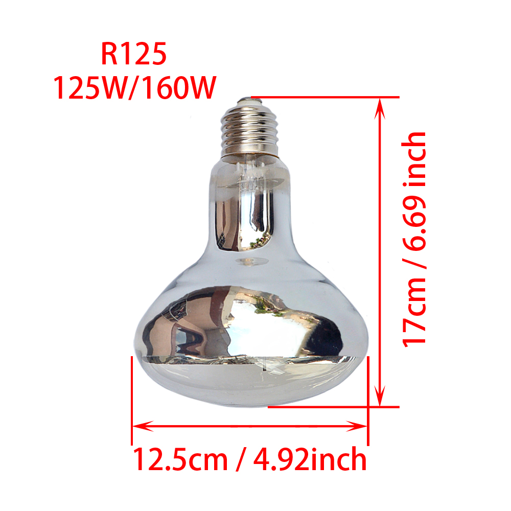 80W 100W 125W 160W Reptile Mercury Vapour Lamps MER200picture3