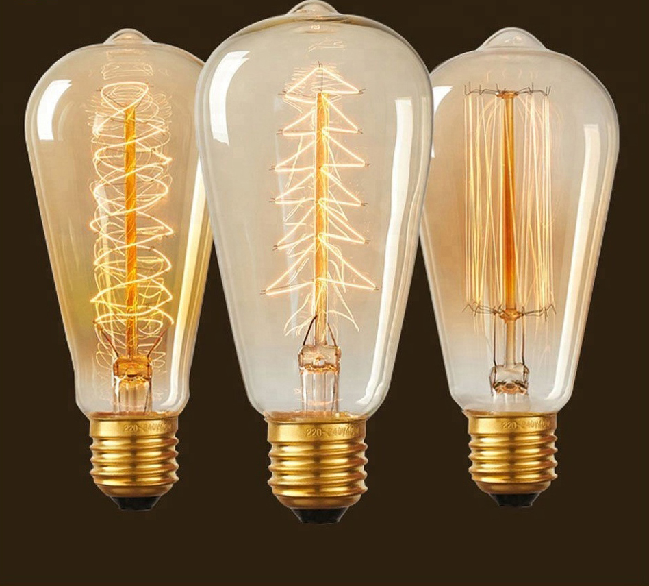 ST64 E26 E27 25W 40W 60W Vintage Edison Incandescent Light Bulb INC200picture6