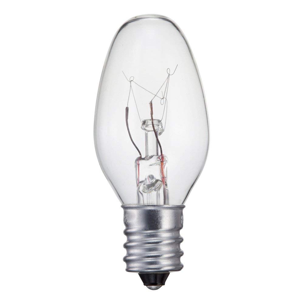 Incandescent Clear Bulb C7 220-240V 15W E14 Night Light Bulb for Refrigerator Light Bulb