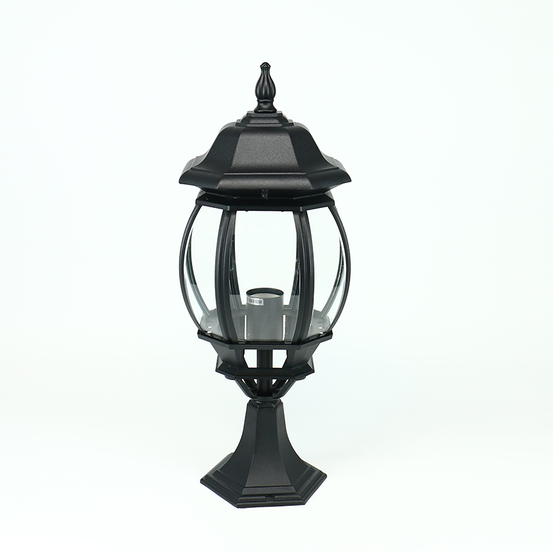 Continental Tradition Antique Vintage Victoria Glass Lantern Column Lamp RTS180