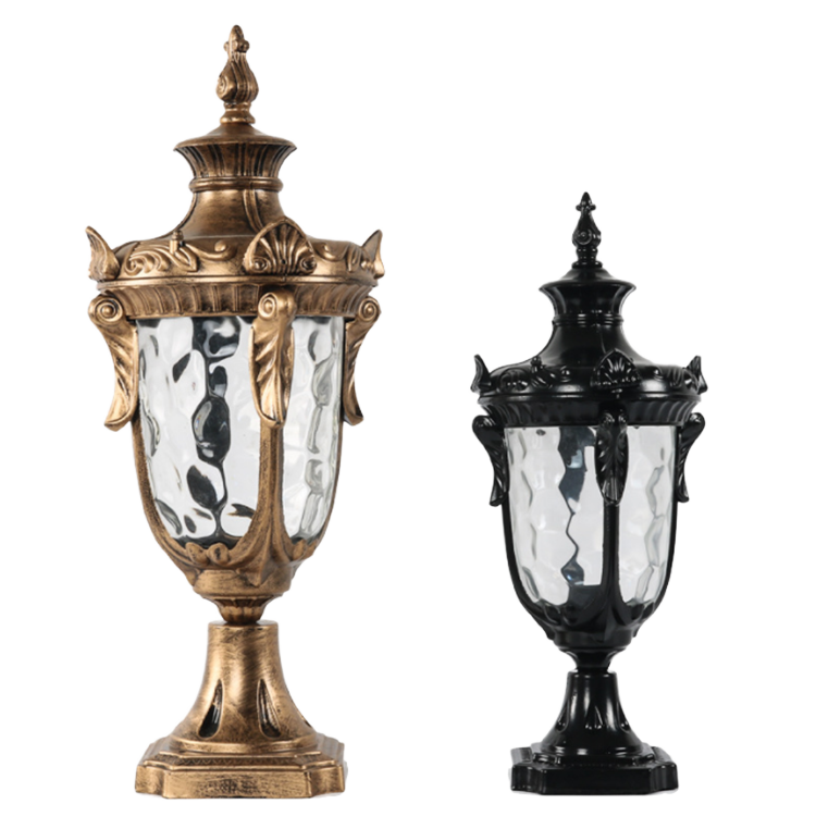 Outdoor European Style Antique Column LED Landscape Pillar Light EUS170