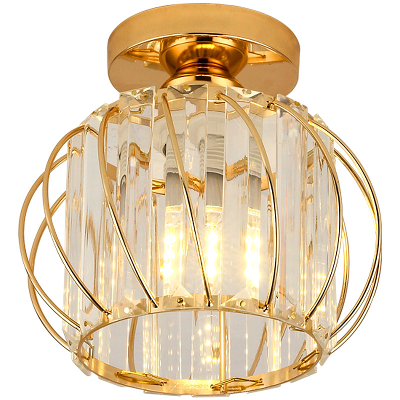 European Style E27 Iron Modern LED Crystal Lamps EUS210