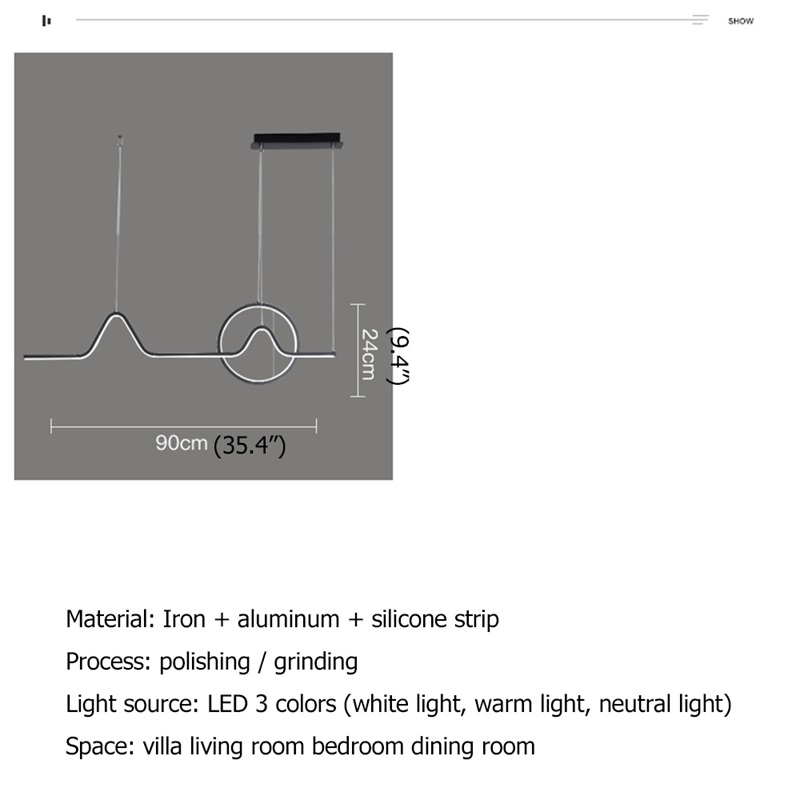 Gold Co<i></i>ntemporary Nordic Creative Decoration LED Fixture for Home Living Room Pendant Lights