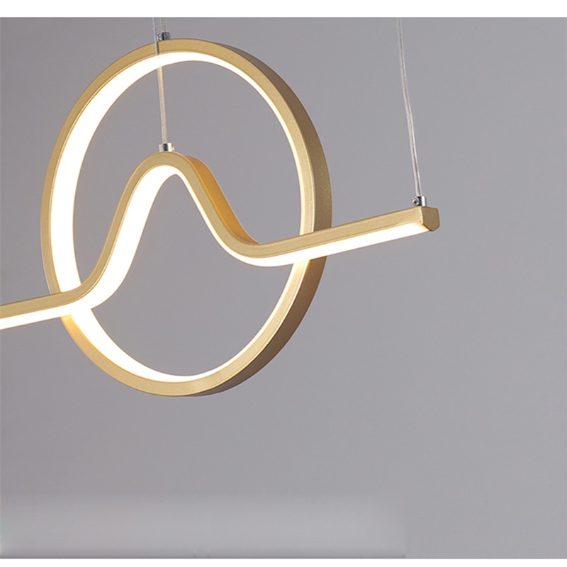 Gold Co<i></i>ntemporary Nordic Creative Decoration LED Fixture for Home Living Room Pendant Lights