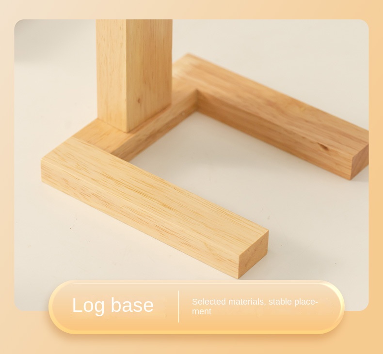 Japanese Style Simple Log Design Electric Melt Wax Candle Holder Non-Fire Aroma Lamp Temperature Adjustment Nightlight Table