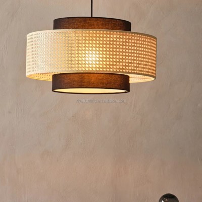Retro Medieval Style Rattan Chandelier RTS370picture3